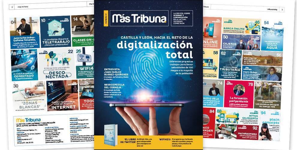 Castilla y León hacia la digitalización total en la nueva revista MÁS TRIBUNA